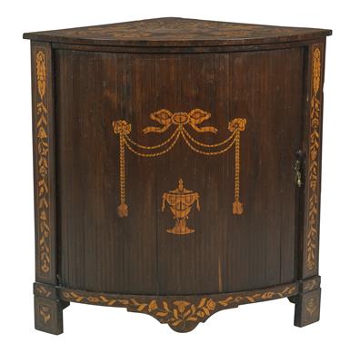 A Louis XVI corner cabinet from Holland, - Asiatics, Works of Art and furniture