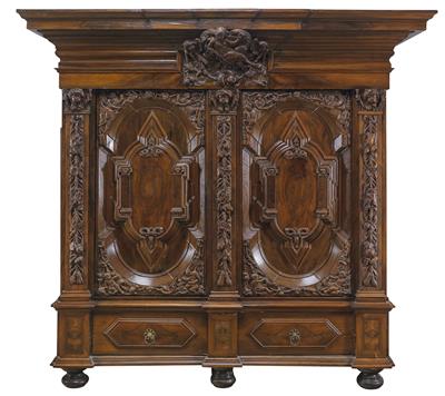 An imposing Baroque hall cupboard, - Asiatics, Works of Art and furniture