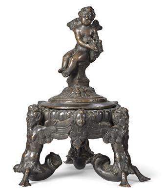 A Renaissance inkwell from Italy, - Asiatics, Works of Art and furniture