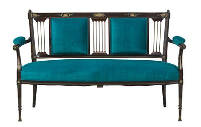 A Neo-Classical settee, - Asiatics, Works of Art and furniture
