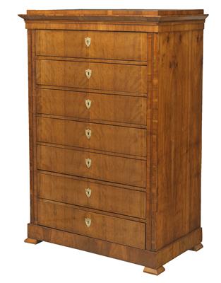 A tall chest of drawers, - Nábytek