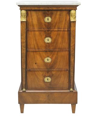A tall chest of drawers, - Asiatics, Works of Art and furniture