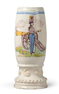 A goblet vase, probably Gmunden, c. 1840, - Nábytek