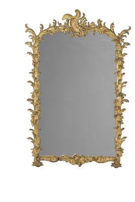 A salon mirror in Louis XV style, - Asiatics, Works of Art and furniture