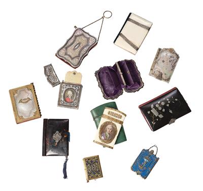 A collection of carnets du bal and notebooks, - Nábytek