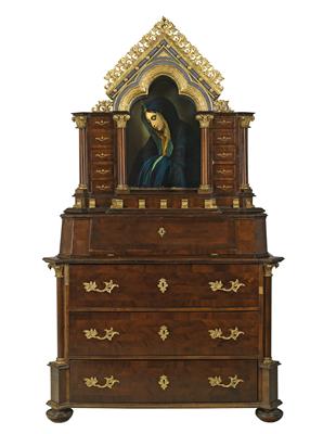 A cabinet on chest, - Mobili