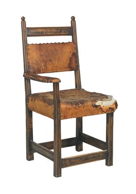 A Rare Renaissance armchair, - Nábytek