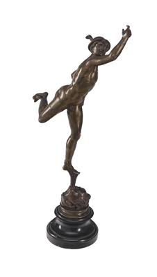 A sculpture of “Mercury”, - Asiatics, Works of Art and furniture