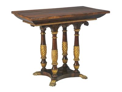 A Late Biedermeier table, - Asiatics, Works of Art and furniture