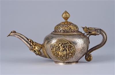 Teapot, Tibet, end of the 19th century, - Asiatics, Works of Art and furniture