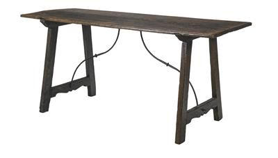Tisch im spanischen Renaissancestil, - Asiatika, Antiquitäten und Möbel