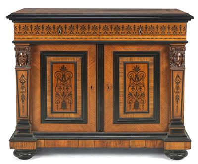 A pier cabinet, - Asiatics, Works of Art and furniture