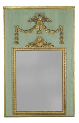 A trumeau mirror, - Mobili