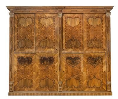 An unusually large cabinet in Baroque style, - Asiatics, Works of Art and furniture