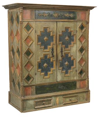 An unusual provincial cabinet, - Asiatics, Works of Art and furniture