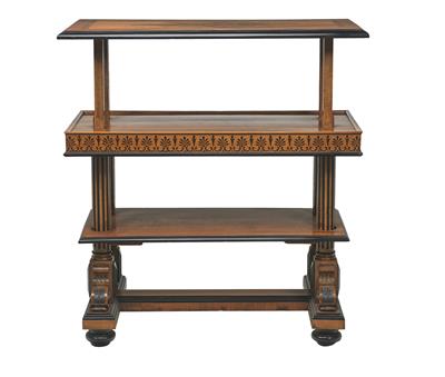 An unusual rectangular étagère table, - Asiatics, Works of Art and furniture