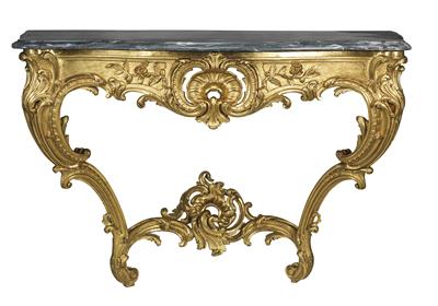 A console table, - Asiatics, Works of Art and furniture