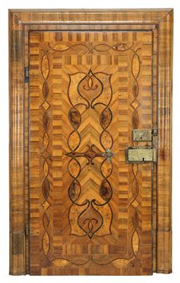 Barocke Tür mit Rahmen, - Möbel und Antiquitäten