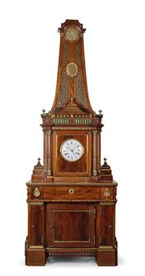 A Neoclassical Spinet Clock ‘Fanny Elssler’, - Works of Art