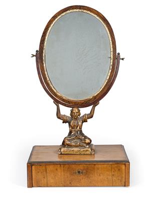 A Biedermeier Vanity Mirror - Starožitnosti