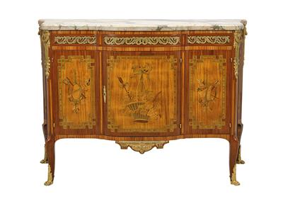 An Elegant French Sideboard, - Works of Art