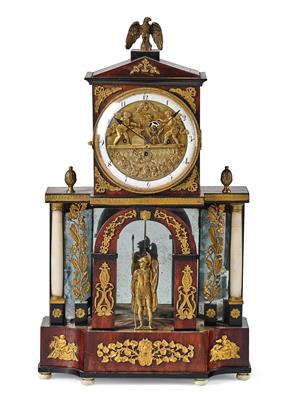 An Empire Commode Clock ‘Blacksmith and Grinder’ - Works of Art