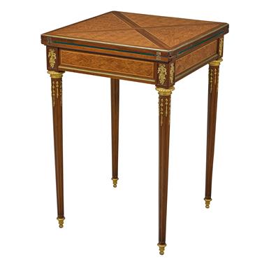 A French Games Table, - Antiquariato