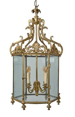 A Large Louis XVI Palace Lantern, - Works of Art