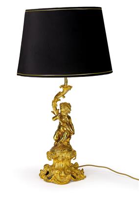 A Large Table Lamp, - Works of Art