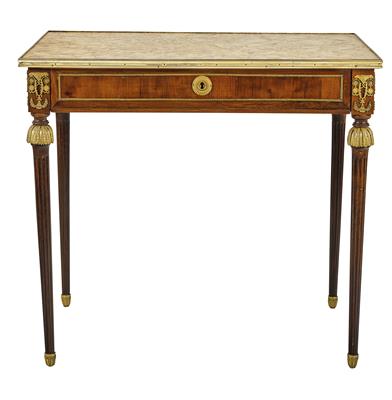 A Neo-Classical Salon Table - Works of Art