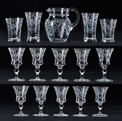 Drinking Glasses by Lobmeyr, - Works of Art