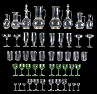 A Set of Glasses by Lobmeyr, - Starožitnosti