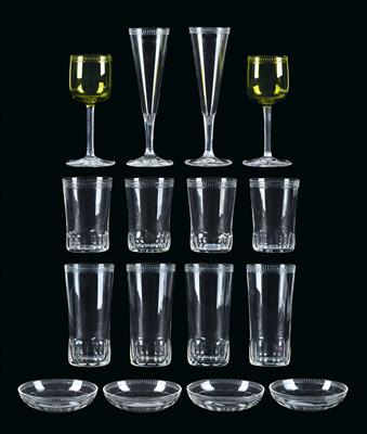 A Set of Glasses by Lobmeyr, - Works of Art