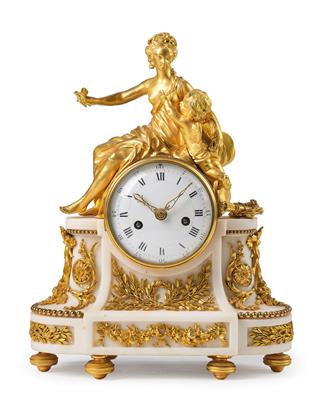 Louis XVI Ormolu Kaminuhr ‘Venus und Amor’, - Möbel und Antiquitäten