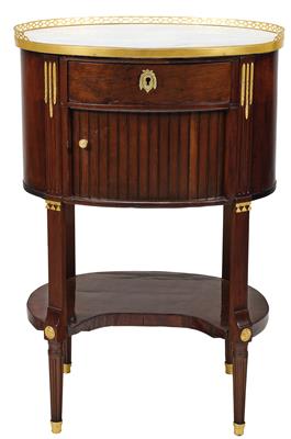 An Oval Salon Cabinet, - Works of Art