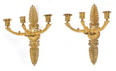 A Pair of Wall Appliques, - Antiquariato