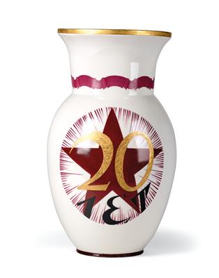 Russische Jubiläums-Vase 1937, - Möbel und Antiquitäten