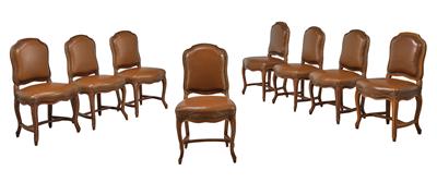 A Set of 8 Chairs, - Works of Art