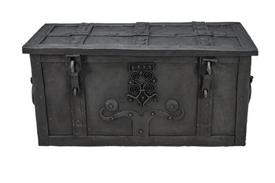 A Late Renaissance Iron Chest, - Works of Art