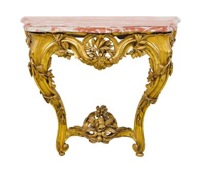 A Console Table, - Works of Art