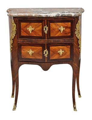 A Dainty French Salon Chest of Drawers, - Works of Art