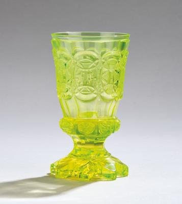 A Footed Beaker, Bohemia c. 1840, - A Styrian Collection I