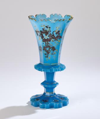 A Footed Vase, Bohemia, Mid-19th Century, - Štýrska Sbírka I