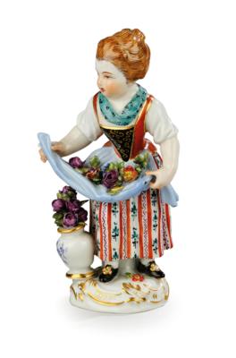 A Girl Gardener with Apron, Meissen 1973, - A Styrian Collection I