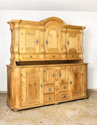 A Large Provincial Sideboard with Top Element in Baroque Style, - A Styrian Collection I