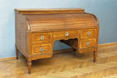 A Large, Imposing Cylinder Desk, - A Styrian Collection I