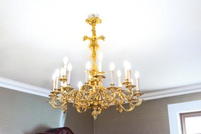 A Historicist Bronze Chandelier, - A Styrian Collection I