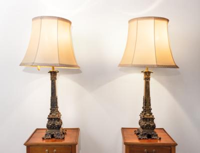 A Pair of Large Table Lamps, - Štýrska Sbírka I