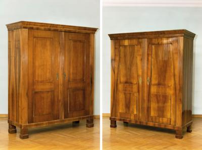 Two Biedermeier Cabinets of Slightly Different Size, - A Styrian Collection II