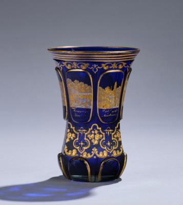 A Beaker with Views of Carlsbad, Bohemia c. 1850/60, - A Styrian Collection II